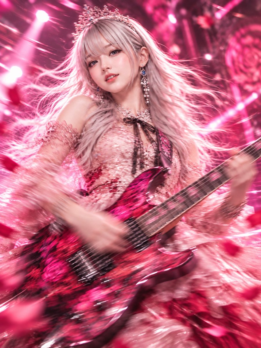 517V3R14's tweet photo. 🩷#HalloweenDyedPink🩷

『→Pink Halloween←』
▼▽▼
https://t.co/O35vnFErv9

🩷👸🎸🩷ピンク色に染まってみたわ

#AI歌姫 #SUNO #AIsong https://t.co/hHxRHGPwRT