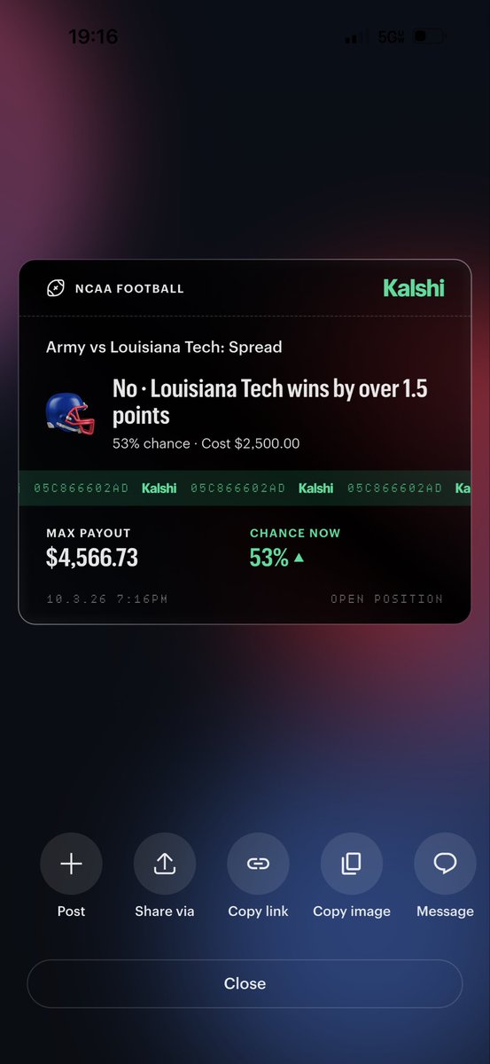 Gaviin2x's tweet photo. $2,500 COLLEGE FOOTBALL PLAY
Army +1.5 https://t.co/PcJj6PitLj