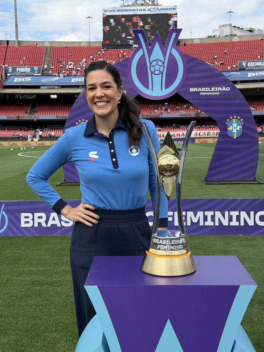 renatasilveirag's tweet photo. Uma final histórica, 3 transmissões do grupo globo com narradoras, recorde de público e audiência absurda! 

Obrigada, papai do céu! 

Copa do Mundo feminina, pode vir! 🤩⚽️ https://t.co/0cwHHzE8AW