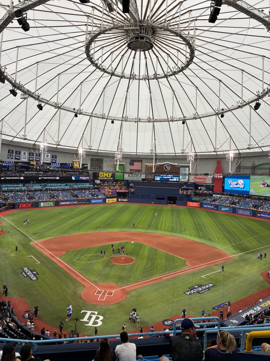 BaseballBucket's tweet photo. @RaysTheRoofTB 302! https://t.co/YQin6elmQY