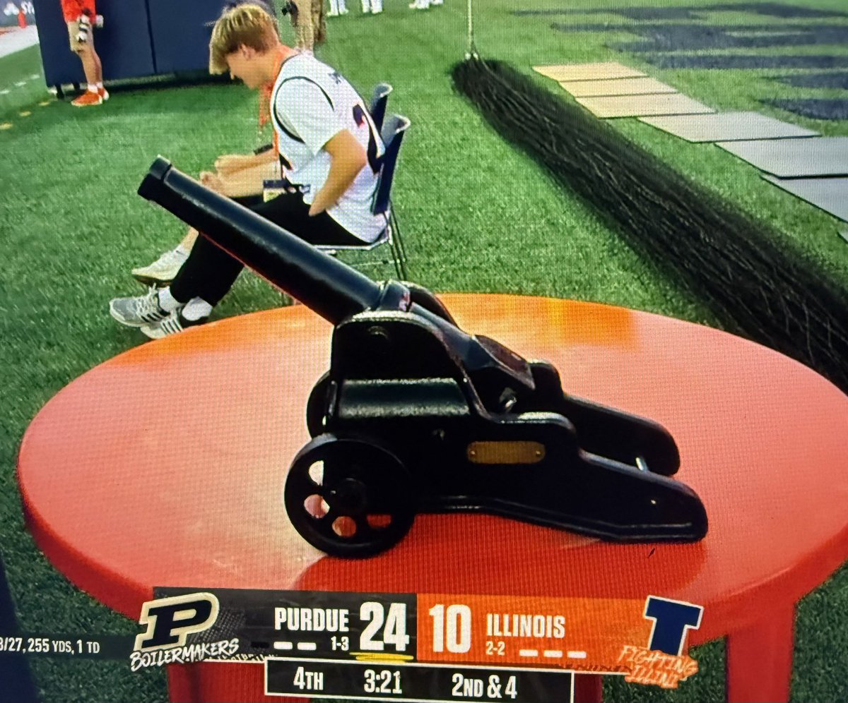 BoilerMuse's tweet photo. Tell them to bring me my damn cannon. https://t.co/nZpsWG8PUk