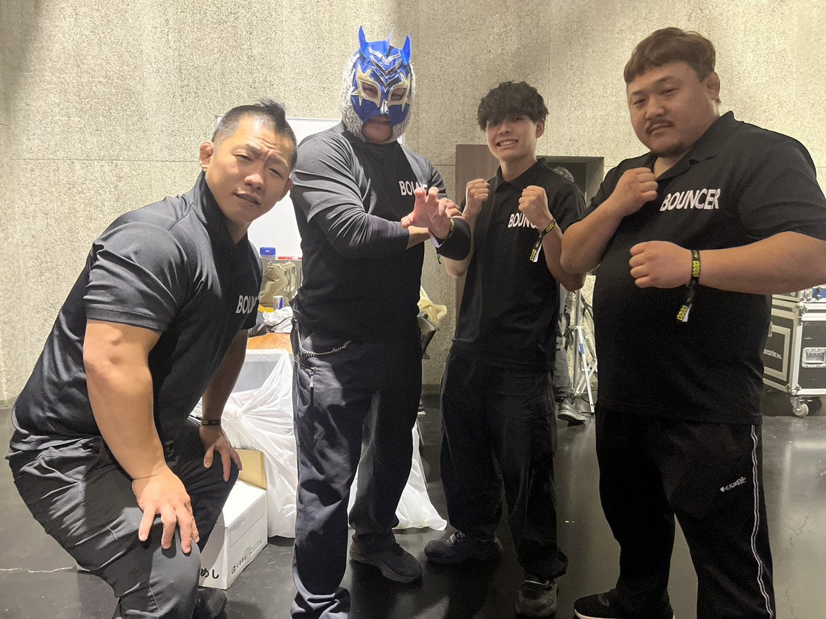 raitoteammotion's tweet photo. 久々にバウンサーのお仕事で
新木場で勤務

鍛えてきた肉体で
平和を守り　安全に安心を提供する事に
心から誇りに思います

#garden新木場factory
#メガラージュ
#セキュリティ
#バウンサー
#TeamMotion
#プロレスラー https://t.co/ct6NNiUUk0