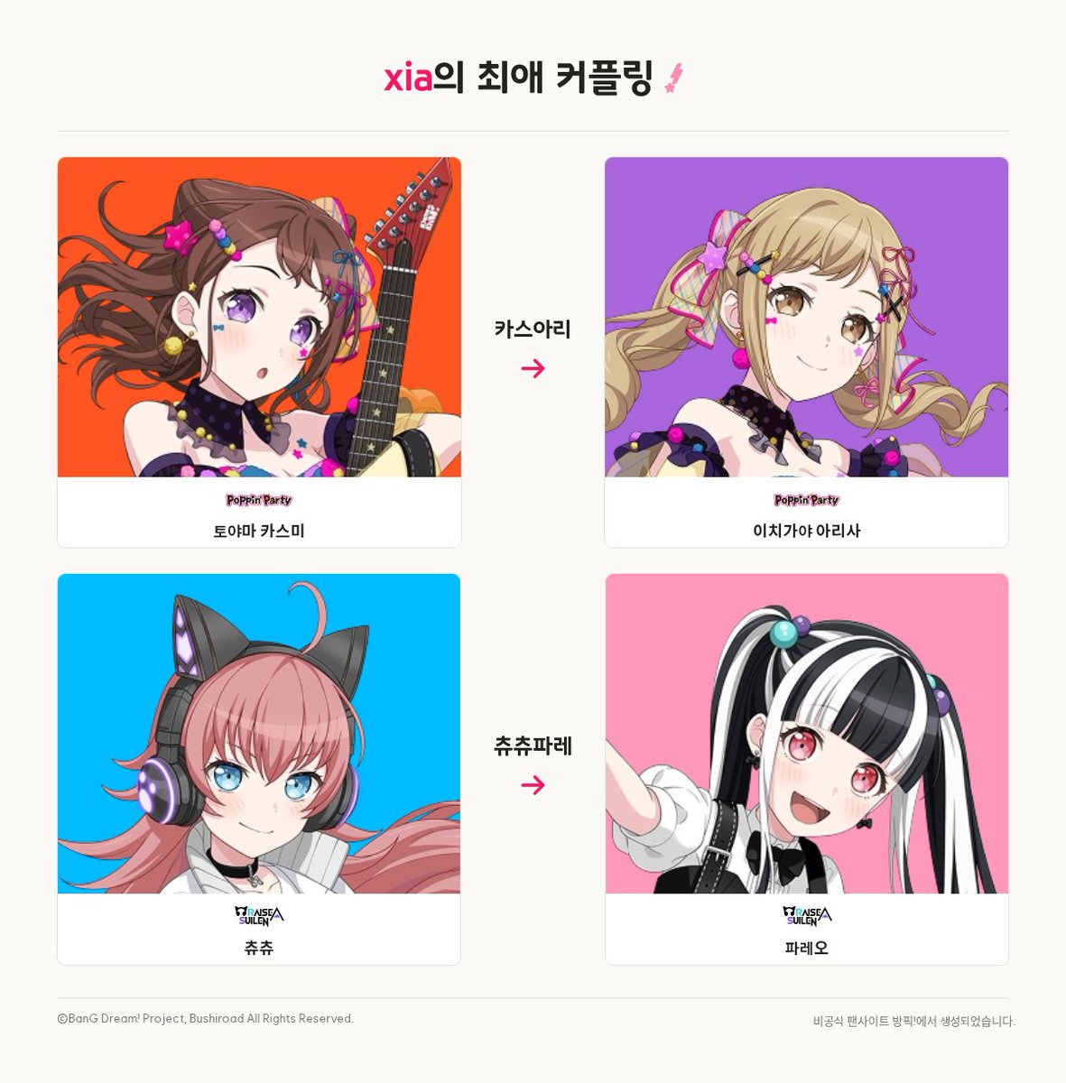 p1nkuro's tweet photo. favoritas de cada banda + top9 + ships

me gustan varios ships pero la mayoría me dan tantito igual ngl esos dos son mi top top + en ikkadanran aún no me decido entre shizuku y yomogi, tengo que terminar la historia (lo mismo aplica para millsage) https://t.co/C5dPzSCpXw