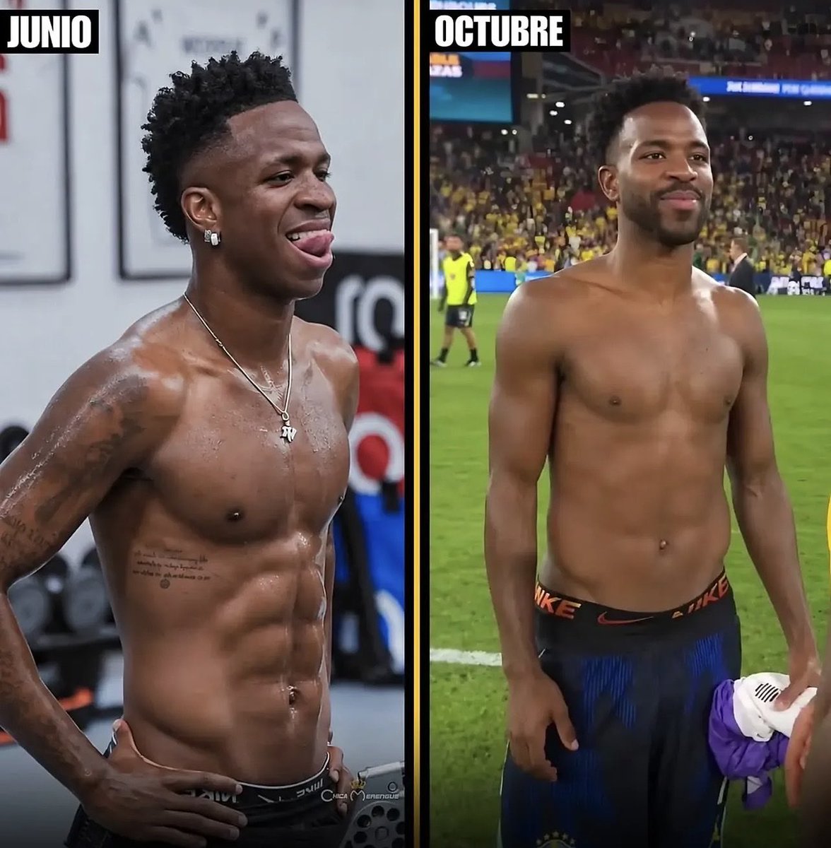 SantinoCripto's tweet photo. Mi teoría sobre Vinicius:

El verdadero Vini está en un resort de Bahamas rodeado de mujeres, se ha cambiado completamente de identidad, tiene la vida resuelta y no piensa volver a ser futbolista profesional.

Contrató a un Vinicius fake simplemente para cumplir con sus obligaciones contractuales y seguir cobrando el contrato.

Genio total y absoluto.