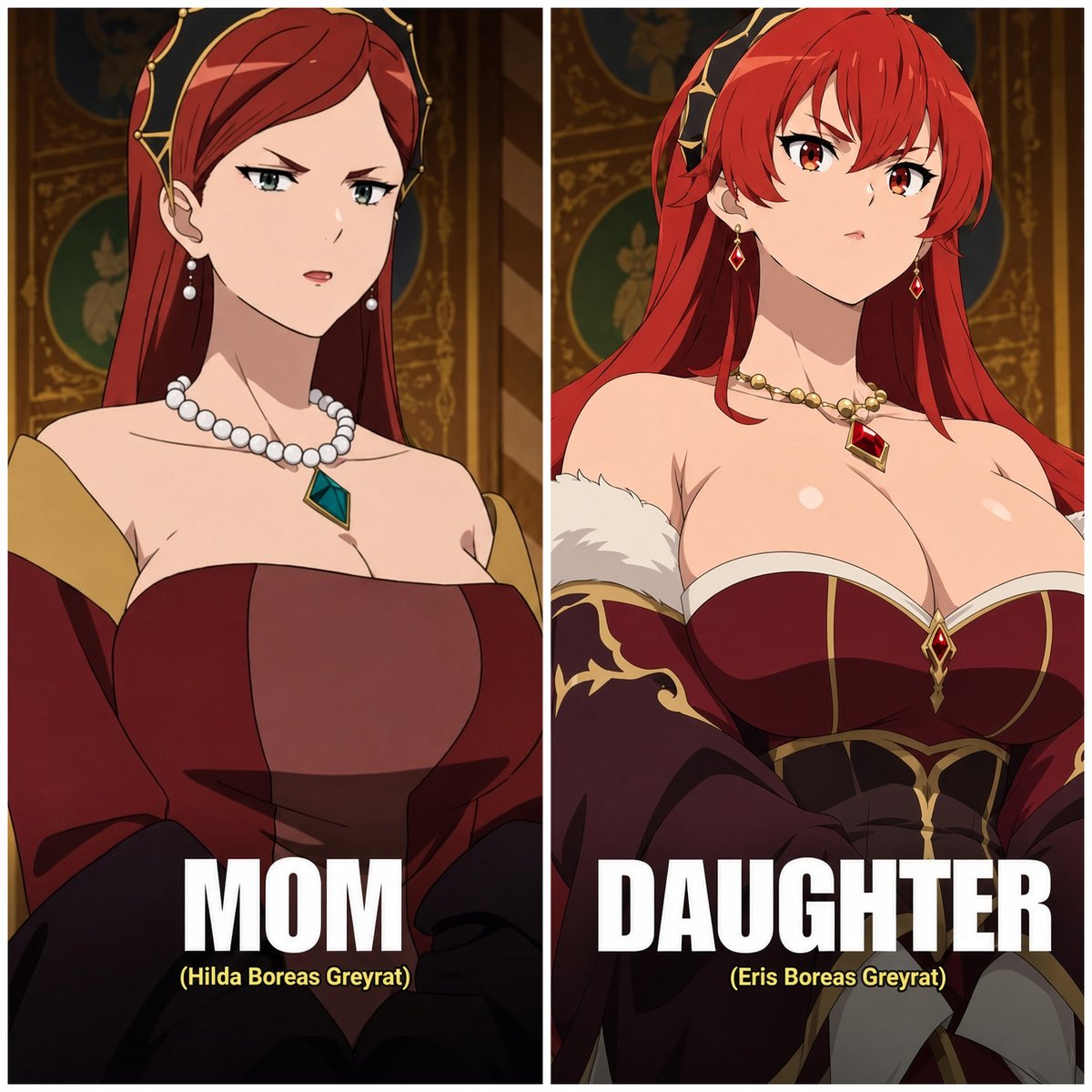 LoKoKaBoosTeR69's tweet photo. Mom Hilda like Daughter Eris 🔥 https://t.co/PIacIvrCXh