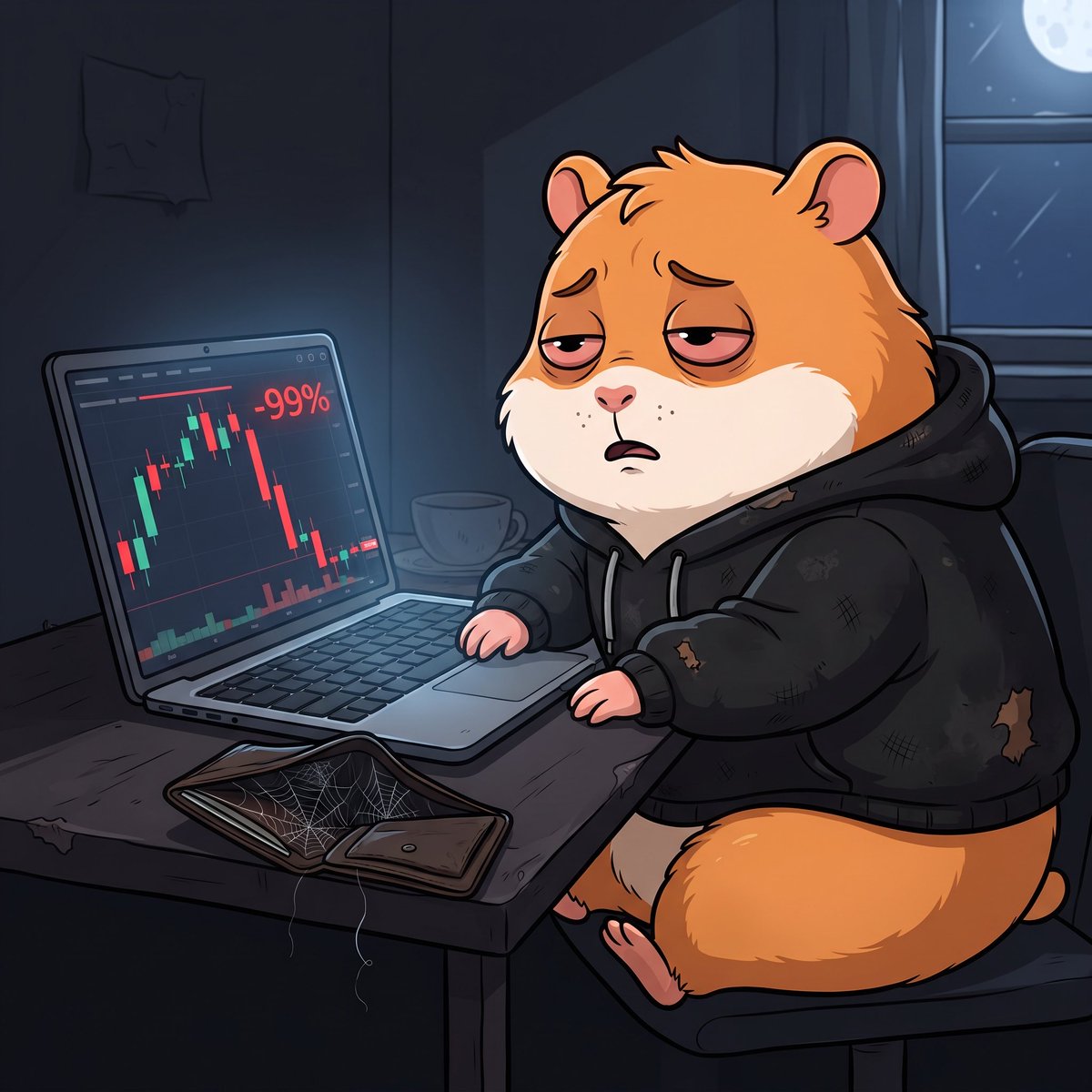 BrokeHammy's tweet photo. What’s the worst financial decision you’ve ever made?

I’ll go first:

I opened the charts. 🐹 https://t.co/AXJcLmRWTs