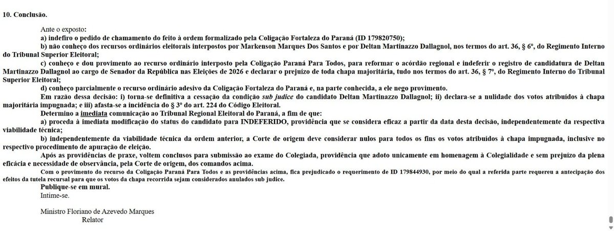 Ary_AntiPT's tweet photo. TSE cassa candidatura de @deltanmd
Continuo na opcao @AlexandreCuri 100 e @CristinaGraeml 555. Peco seu voto https://t.co/F5flzpgoE4

#Parana https://t.co/ypsjR4WxVj