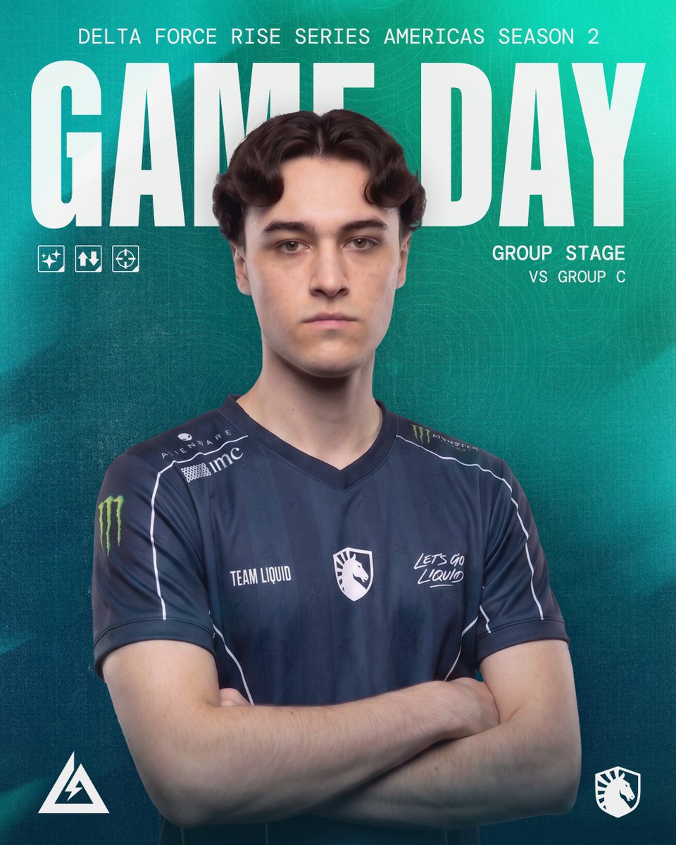 TeamLiquid's tweet photo. WE GO AGAIN! 👀

Back in action for our second match day of the week.

#DFRise | #DFesports | #LetsGoLiquid https://t.co/DPiam0quFR