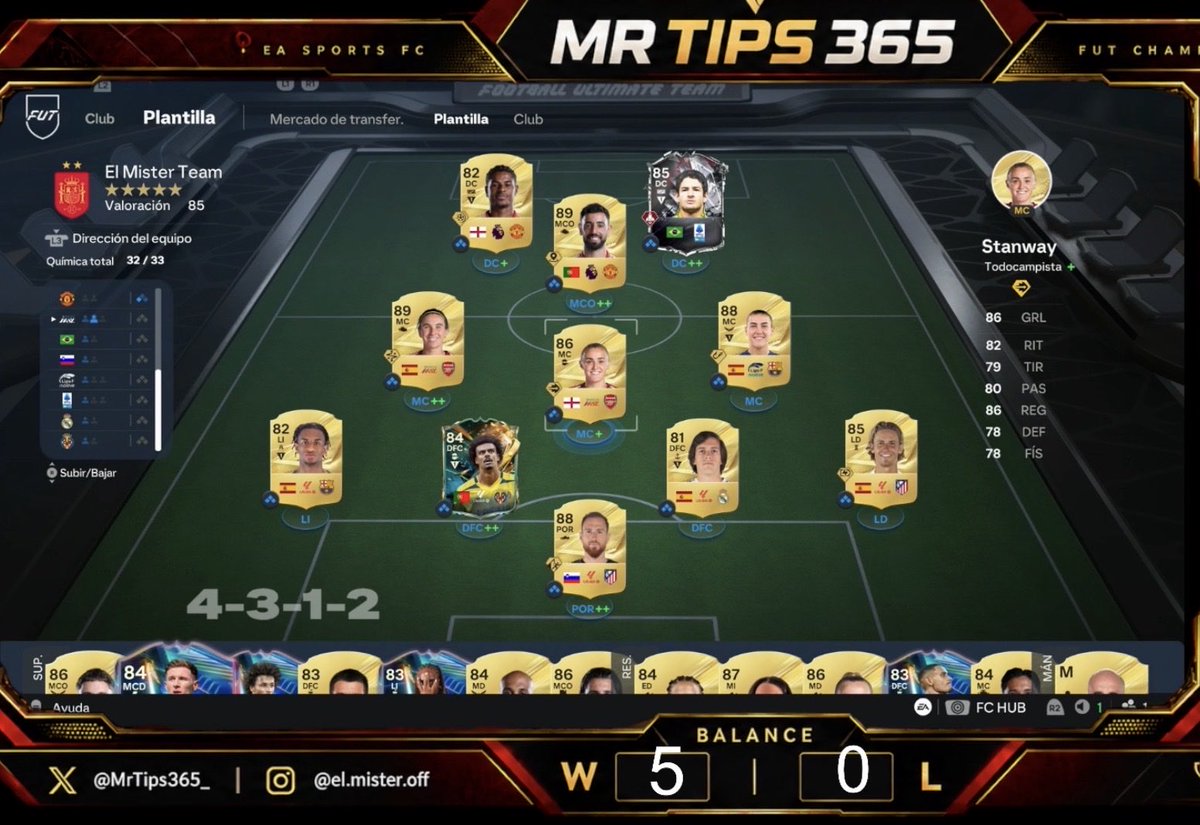 MrTips365_'s tweet photo. Cátedra nocturna en Fut Champions, 5-0

Mañana a las 12:00h abro directo otra vez en Twitch y nos jugamos otros 5 partiditos más. Dejarse el follow por allí 🥸

👉🏻 https://t.co/1nXt9ICgw8 https://t.co/X2l2qIsTzC