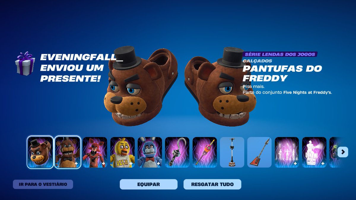 L0LBT_'s tweet photo. Muito obrigado pelo pacote de FnaF @_eveningdusk_ você arrasa mesmo<3333 #EveningFallVouch https://t.co/9RIzC4oqxQ