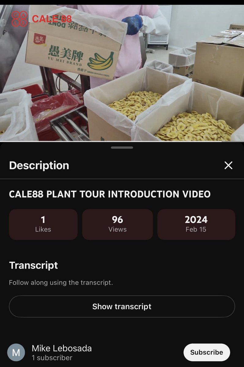 jesusfalcis's tweet photo. Nagtatransform pala ang Cale88 banana chips into Wu Mao, este, Yu Mei brand para sa China!

Tapos hindi sya packed into smaller bags but in actual boxes so bulk siya binibili sa China??

Who does that?!

😂

#SaraLabandera

Source:

https://t.co/aR0gwN89S1 https://t.co/I8M9wVc0jE