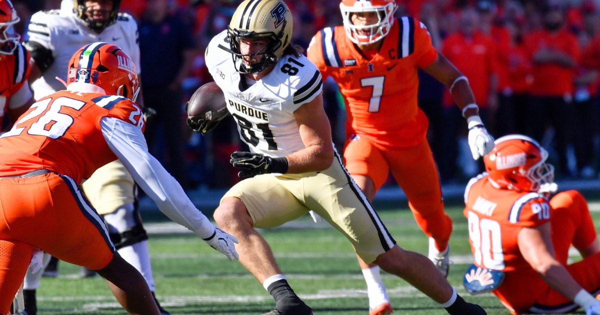 TomDienhart1's tweet photo. Final from Champaign: Purdue 24, Illinois 17

Purdue ends a 19-game losing skid.

What are your thoughts? https://t.co/nNbSlFax1i