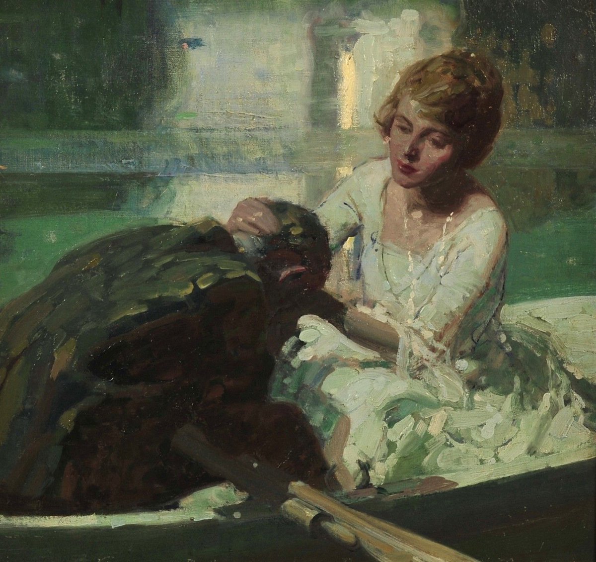 606R3's tweet photo. As if misattributions weren’t bad enough… yesterday numerous accounts posted an AI copy of a Dean Cornwell painting. It might only be a matter of time until AI tells you that the real canvases are the “fakes.” https://t.co/ywgmAQc0KZ