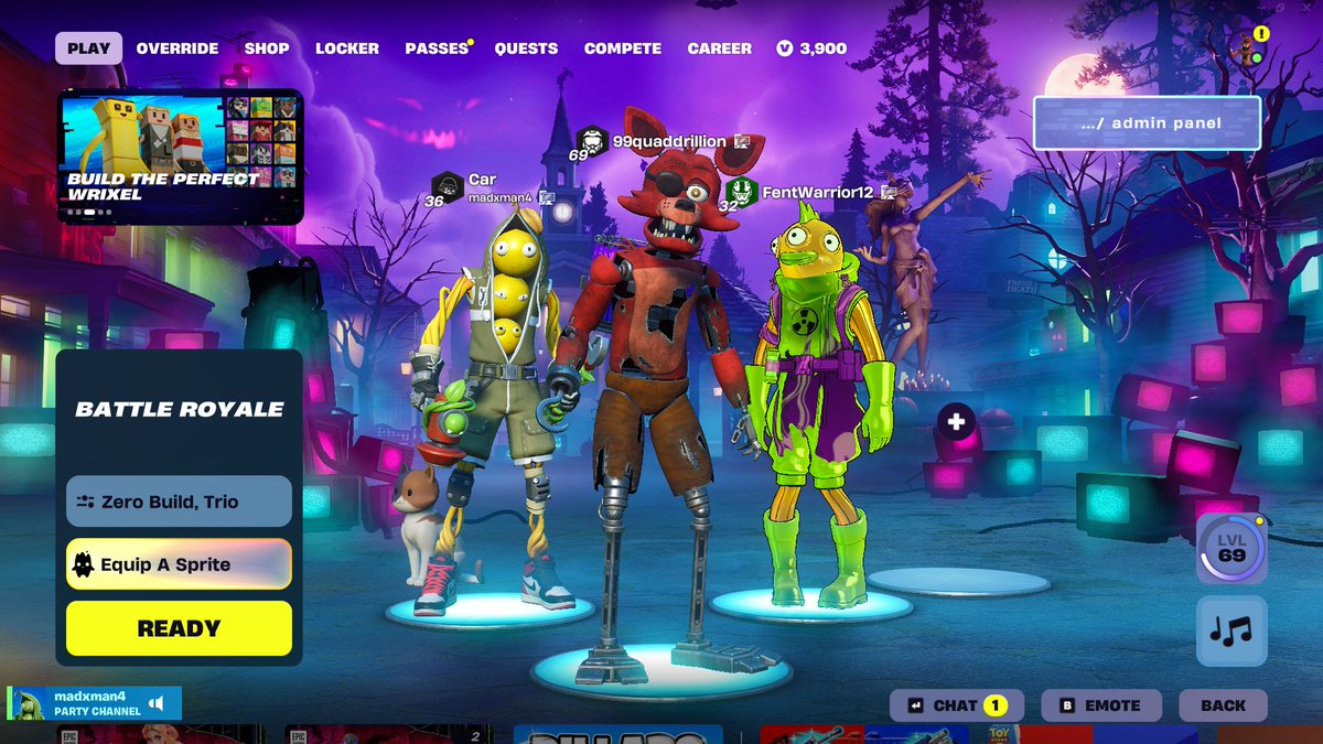 3quaddrillion's tweet photo. we got verity foxy and random dude #Fortniteㅤㅤ https://t.co/tHiFOggnod