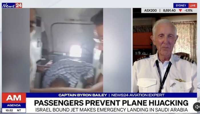 jihadwatchRS's tweet photo. ‘The Motive is Islam’: Airline Pilot Explains Cause of Hijackings to Shocked Newscaster
by Daniel Greenfield

Not the answer the media was looking for.

I’m guessing that Australia’s ‘News24’ “Trusted News First” is not going to have Captain Byron Bailey, an experienced airline pilot and former RAAF (Royal Australian Air Force) pilot back after they brought him on to explain what happened in the FlyDubai hijacking.

Well, the good captain explained.

Read more at the link in the next post.