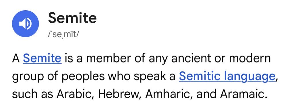 JoeTheCreater's tweet photo. @RabbiJeffx It should also include arab people but they hijacked the word. https://t.co/bBrciOUIau