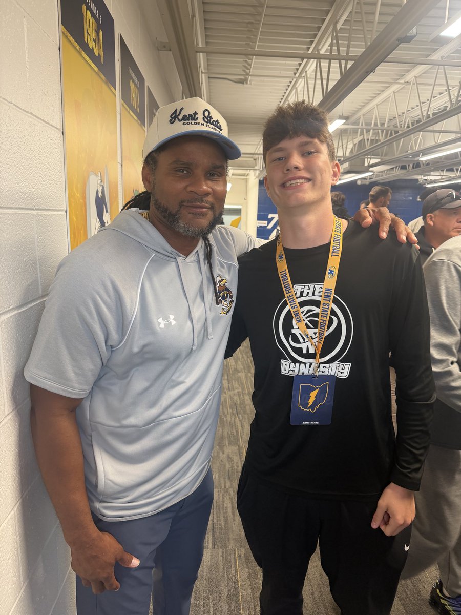levengoodAlijah's tweet photo. I am blessed to have earned my 3rd division 1 offer from Kent State University!! Thank you @CoachSnyder45 and @coachmacarney for having me out 
@DJRSwework @KentStFootball https://t.co/CeySWrSAc9