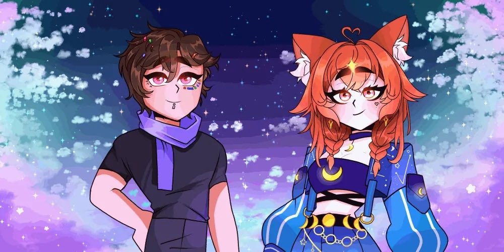 Snakecharmer907's tweet photo. @fwaraccu Ooooo love the gothic vibes, great work. My character is the male, I don’t have many images of him alone. I have cosmic brownie theming so that’s what the stuff in the hair is about. Hope to see more of your stuff in the future. <3 https://t.co/EsRsHcA0mQ