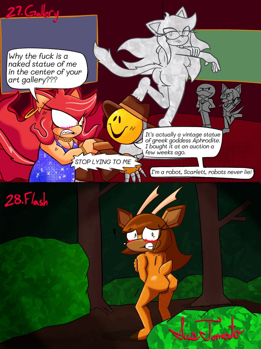 SusTomato10's tweet photo. 27. Gallery
Your boss won’t tell you they like you, but there will be signs.
28. Flash
Like a deer in the headlights. Except she’s actually a deer. 🦌
#sENFtember2026 #sENFtember https://t.co/eW2MQCE21q