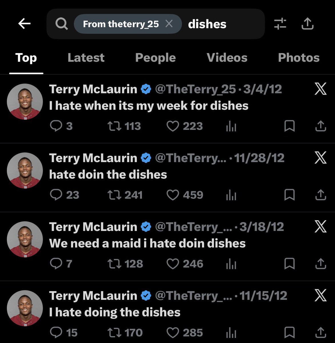 therocketplays's tweet photo. Was looking into the Terry McLaurin injury news and stumbled into these gems. I’m cracking up https://t.co/5Ztkztw42D