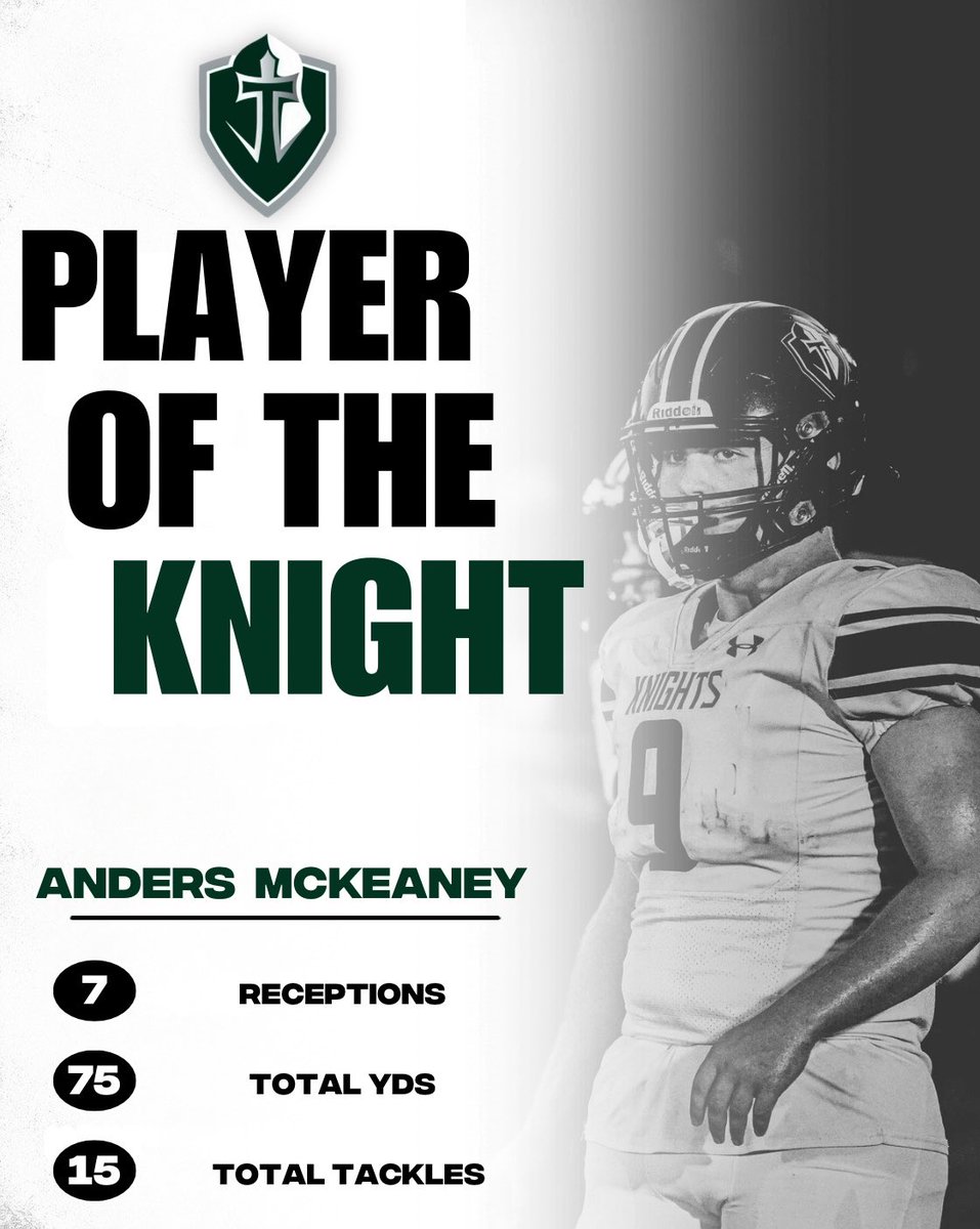 DCKnightsFB's tweet photo. POTK vs. New Hope

@AndersMcKeaney | SR. | RB/LB | #9

#AllDayAllKnight | #DCKnights https://t.co/zkVQGs305L