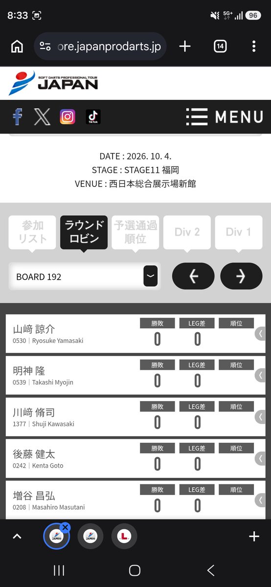 gotokeso's tweet photo. JAPAN STAGE11福岡
福岡2日目もがんばりましょう！
#ダーツ https://t.co/ID0bG6sWNh