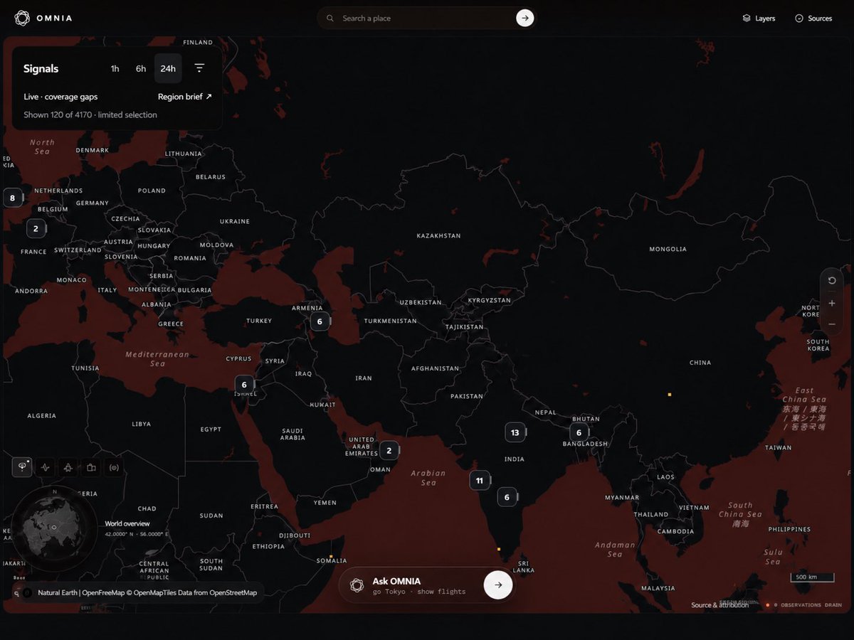 sshayahmet's tweet photo. @Da7_Tech I want to build Omnia in Devin.
Not another news feed. An AI layer on top of what’s happening: local news on a live map, topics you actually follow, alerts when something shifts, and a model that connects events and says what it changes. https://t.co/w4RhA2VbyI