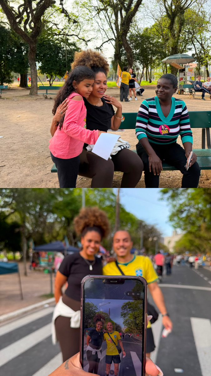 karenpsol's tweet photo. Último dia de campanha nessa energia boa! Com força coletiva e segurança de que levamos as lutas do povo que batalha mais longe! 

Agradeço cada pessoa que construiu junto esse momento! Amanhã será gigante, porque temos a coletividade com a gente 💛✊🏾

KAREN SANTOS 5️⃣0️⃣5️⃣5️⃣5️⃣
Para Deputada Estadual do RS ✊🏾

Pelo povo que batalha, nos vemos nas urnas amanhã! 💛
