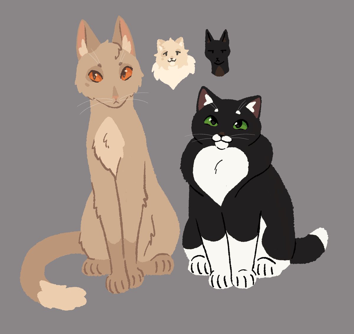 Kittieeepaw's tweet photo. 3K ART RAFFLE!! Win a lineless fullbody!

How to enter: 
- Be following me
- Retweet this post
- Comment your favorite warrior cat!

There will only be 1 winner, so good luck! :3

Art examples: https://t.co/0RZa1cE8iB