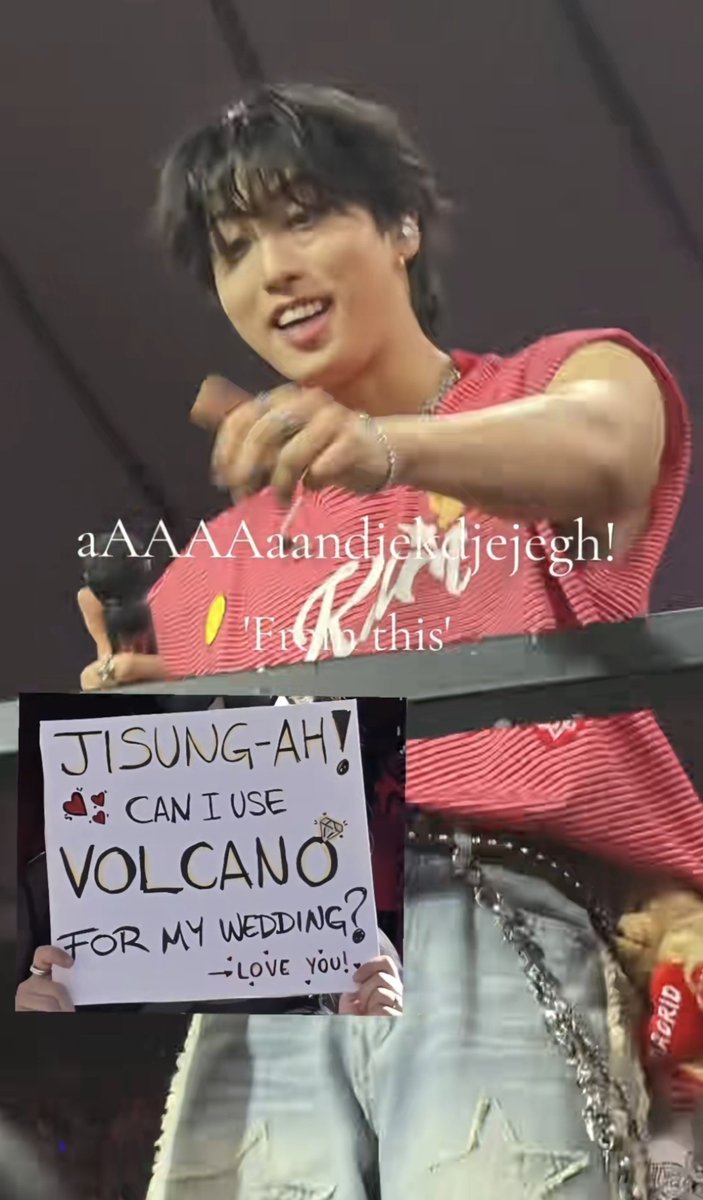 HanJisungViral's tweet photo. A year ago, HAN personally gave permission for a fan’s friend to use “Volcano,” his self composed HANPOP track, as her bridal entrance song. Now OP has shared the video of her friend actually walking down the aisle to it.

She got to walk into one of the biggest moments of her life with a song she loves, made by HAN himself, playing as she walked down the aisle 🤍

#HAN #한 #ハン #스트레이키즈한