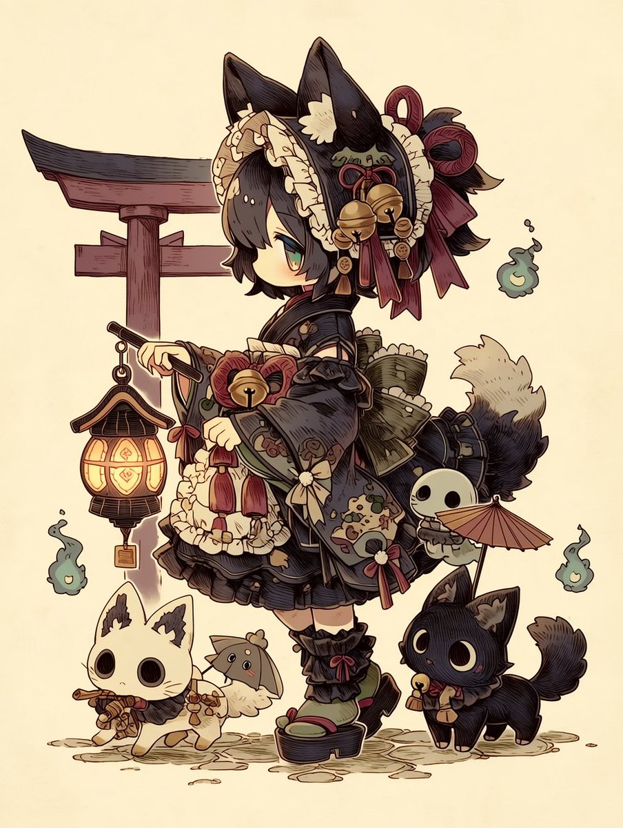 ganimedes_01's tweet photo. おはごすψ(｀∇´)ψちょっと寝過ぎた

百鬼ﾆｬ行👻🐱 https://t.co/hXDHHECwXK