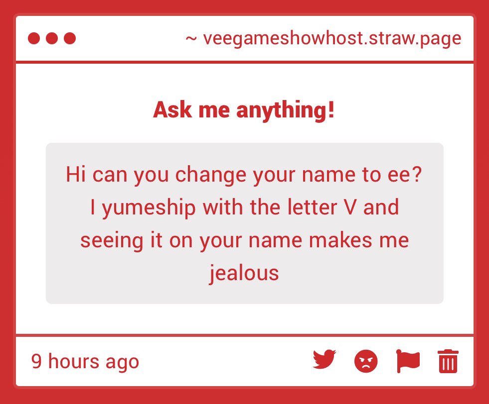 veegameshowhost's tweet photo. https://t.co/BU3oTMC965