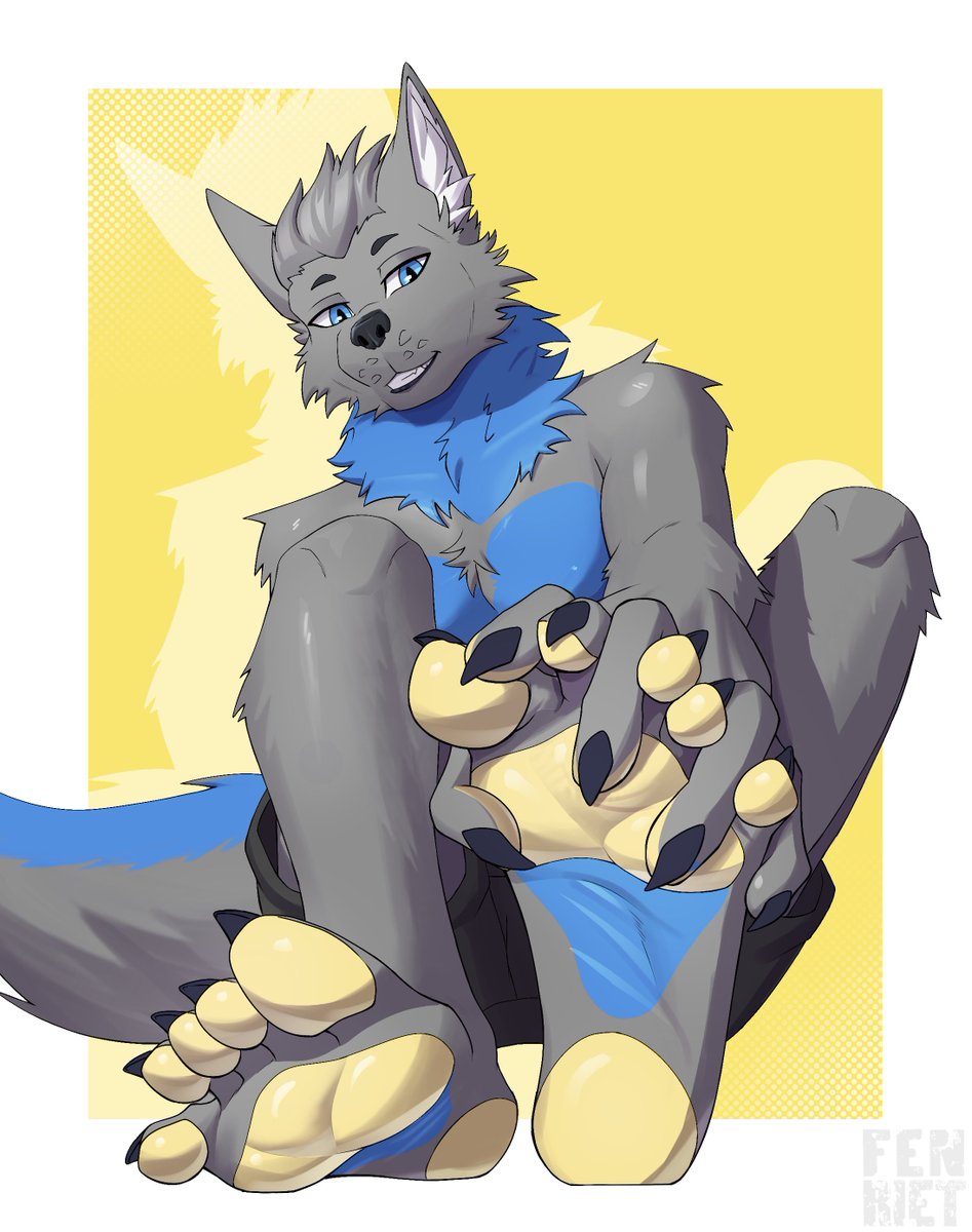 AutyWolf's tweet photo. This is my golden touch
•
🎨 @fenriet 
•
#furrytwitter #furryart #furrypaws #furrywolf #wolffurry #furryfeetpaws https://t.co/TK21tXs0IP