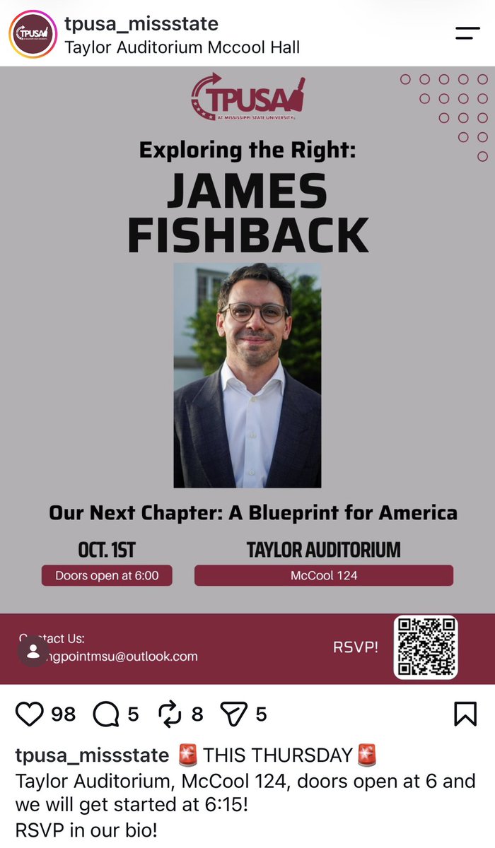 JustinUSA's tweet photo. We are less than five weeks out from a pivotal midterm election, and Republicans are at risk of losing key races around the country in states like Ohio, Texas, Maine, and Iowa.

Yet @TPUSA is letting a man speak on college campuses who is part of the toxic forces trying to ruin the Republican Party and destroy America.

He and his supporters are actively telling people not to vote Republican and that the current party needs to “burn to the ground.”

Young people tell me all the time that they are completely disillusioned with politics and will not support Republican nominees because fraudsters like James Fishback have convinced them the Republicans are just as bad as the Democrats.

People are fine with Democrats taking over because frauds have fed them lies and weaponized the legitimate concerns they actually have.

With everything at stake in less than a month, it is a disgrace that @TPUSA is letting this con-man speak on college campuses and misrepresent the Republican Party.

If Republicans lose big in November, there will be multiple factors behind it. One of the biggest will be Woke Right figures like Tucker Carlson, Candace Owens, Nick Fuentes, and James Fishback. These elections will be decided on the margins, and if even a small portion of the GOP base stays home because of them, Republicans will lose.

The people running the Republican Party and conservative organizations need to wake up and address this serious problem, or the damage from these troublemakers will be devastating.
