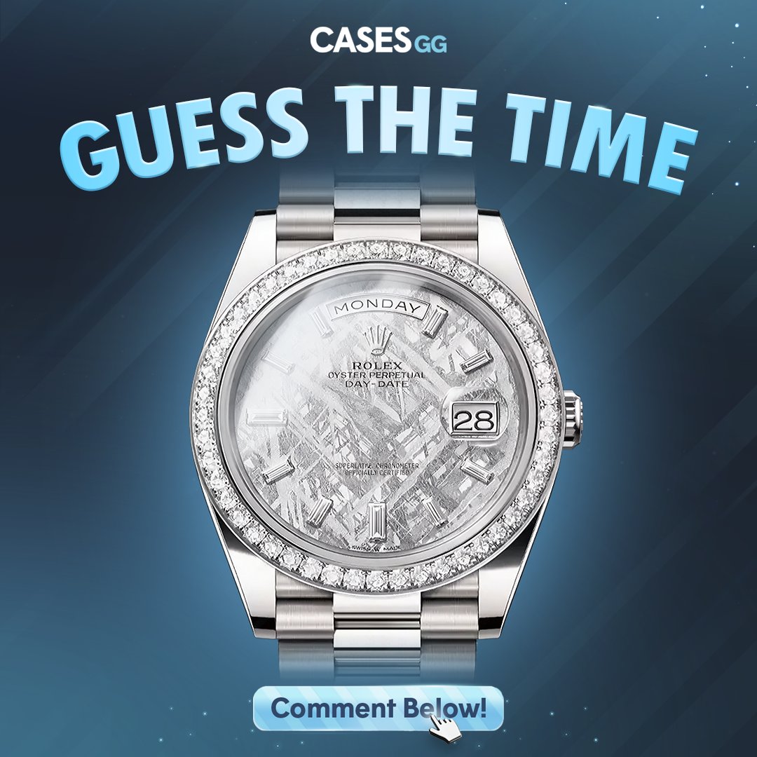 casesdotgg's tweet photo. Can you guess the time? 👀

Hint: It’s a happy one https://t.co/KJ95FjnN8i