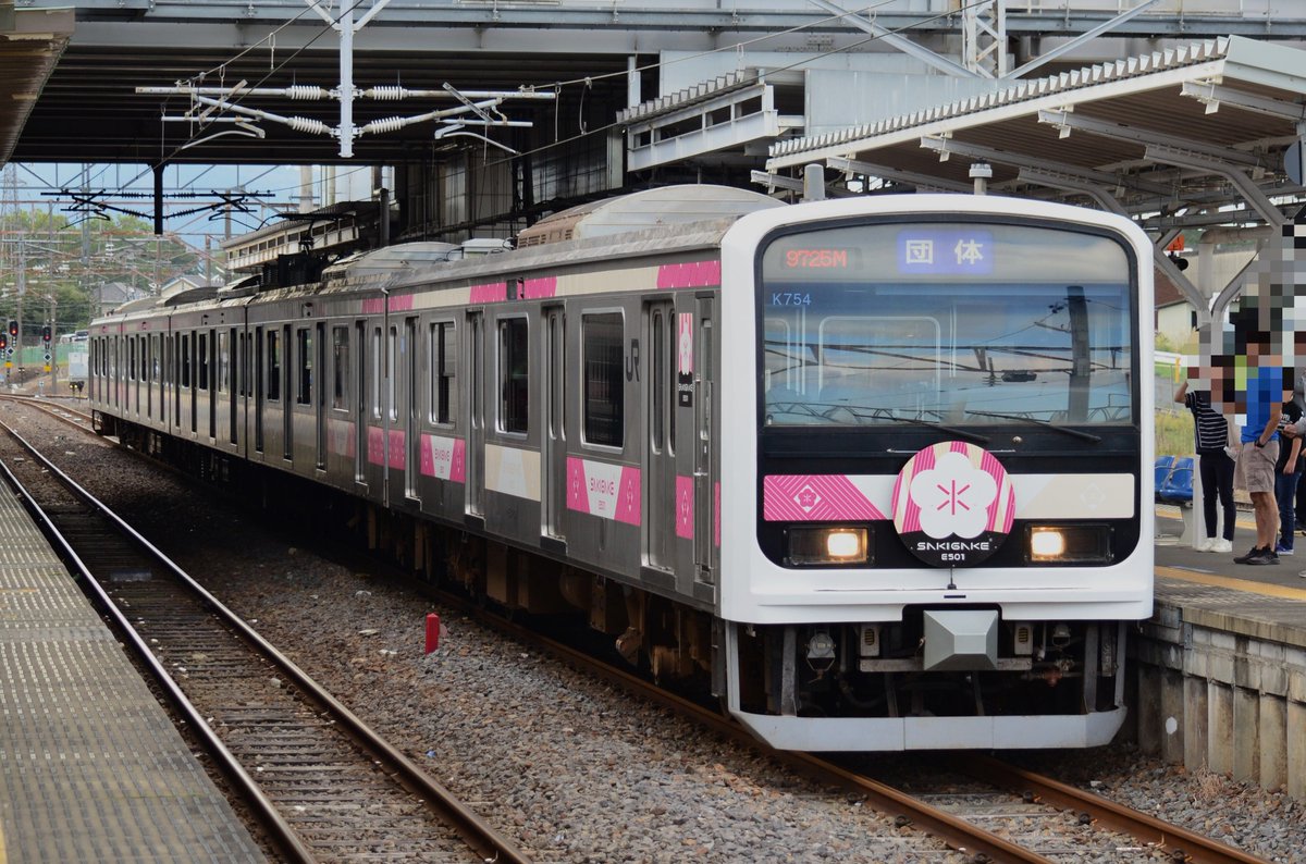 THUNDER_K476's tweet photo. 2026 10/3
E501 K754　回9620M〜9722M〜9725M〜9626M
栗づくし列車　栗の秋さんぽ号

勝田車両ベース→土浦　送込回送
和スイーツコース『彩-IRODORI-』　土浦→友部→笠間
笠間→友部→笠間　送込回送
洋スイーツコース『薫–KAORI-』　笠間→日立→水戸
水戸→勝田車両ベース　返却回送

※一部のみ https://t.co/sQukt9IY5q