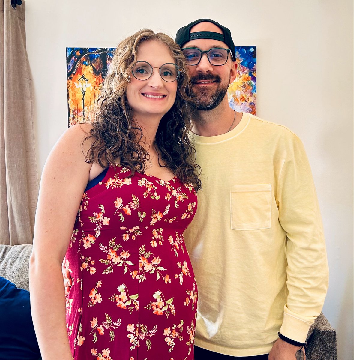 IOV_OWL's tweet photo. I’m so excited, nervous and grateful.

I’m in love already. I can’t believe December is almost here.

I had this idea we’d be free and clear in our 40s because of how young we were when we had our first few kids.

But honestly, I wouldn’t rather be doing anything else, and I wouldn’t want to go on this journey with anyone else.

I can’t wait to meet my son.