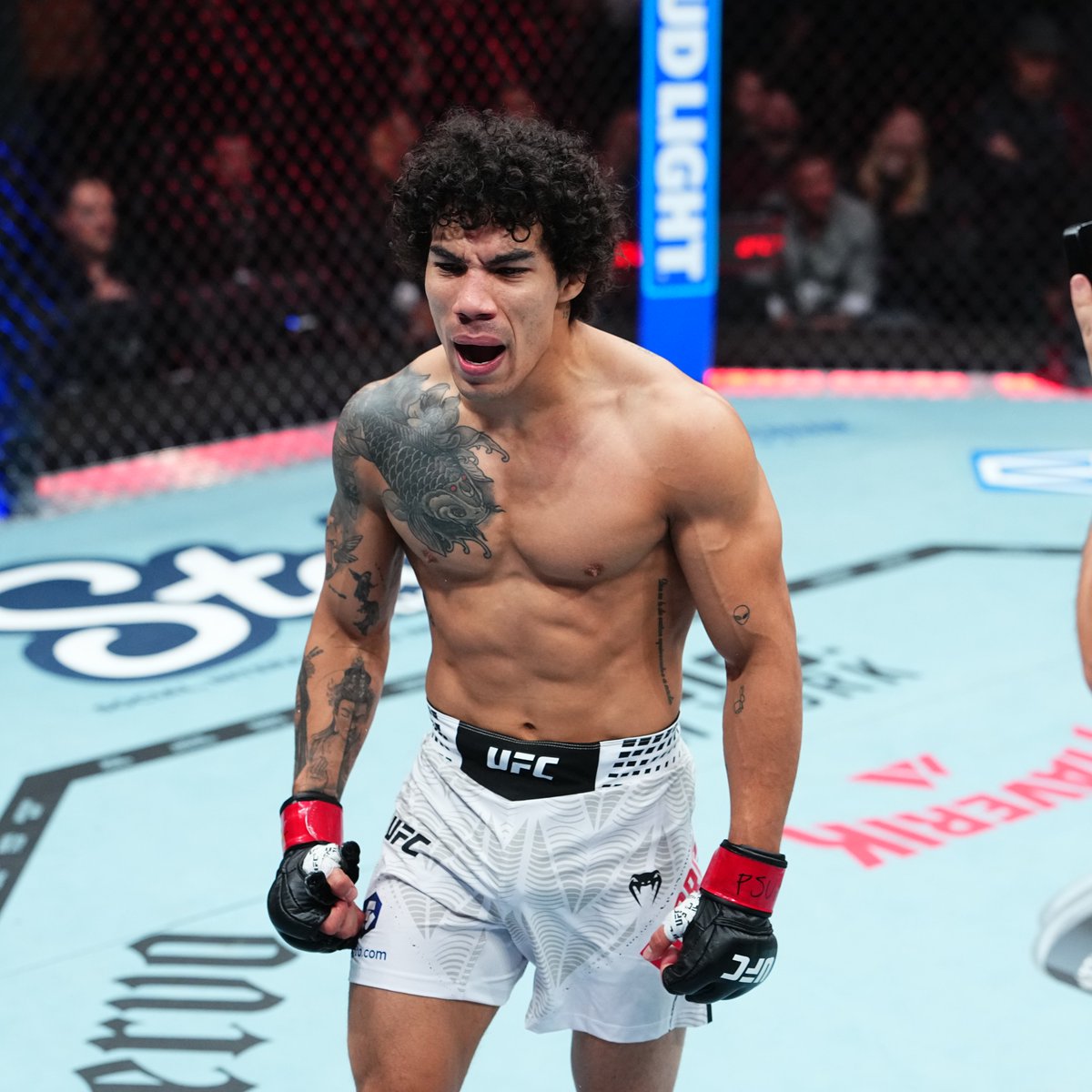 UFCNews's tweet photo. #UFC332 Official Result: Imanol Rodriguez defeats Alden Coria via TKO at 3:11 of Round 1.

Complete Prelim Results ➡️ https://t.co/dxxfLygOz0

Complete Scorecards ➡️  https://t.co/UcUX56yEbN https://t.co/AIYVJQ1cXr