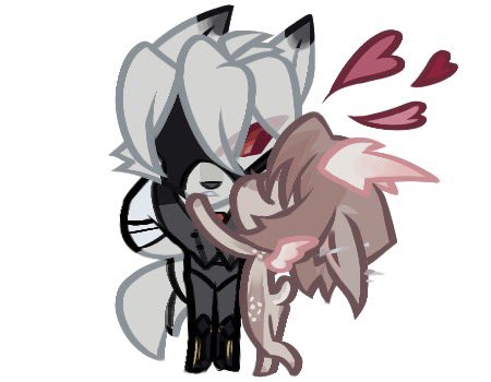 RainFields_'s tweet photo. @LostBlueJay My oc Kana with Von Lycaon from ZZZ https://t.co/drZeAJWMU8