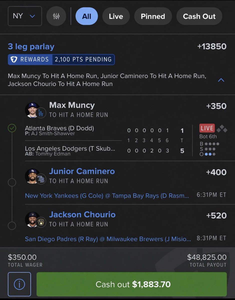 Rothmans_poohh's tweet photo. Caminero and Chourio still have to go yard. Ride it or take the bag?

Need Daily win? Link In My Bio to Join

✅ Max Muncy
      Junior Caminero
      Jackson Chourio

#GamblingX #NFL #WCBB⛹️| #NBA 🏀|#CBB🔥#Prizepicks🔐|#PROPS| #POTD📋|#NHL 🏒| #picks #CSGO|#WNBA| #mlb @Playbook https://t.co/YxgOSJ2oxY