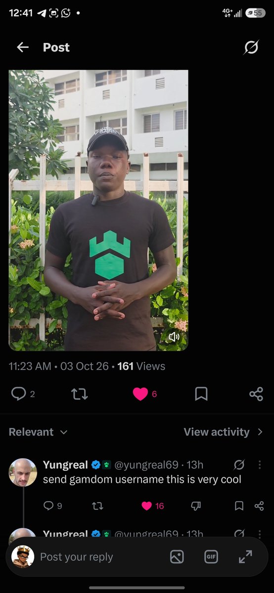 m_mmjunior's tweet photo. Hi @kingadukes @stevewilldoit 

I'm guessing you skipped mine.

Please check quoted post 🙏💚

#GAMDOM100K https://t.co/yOMQO2mz9x