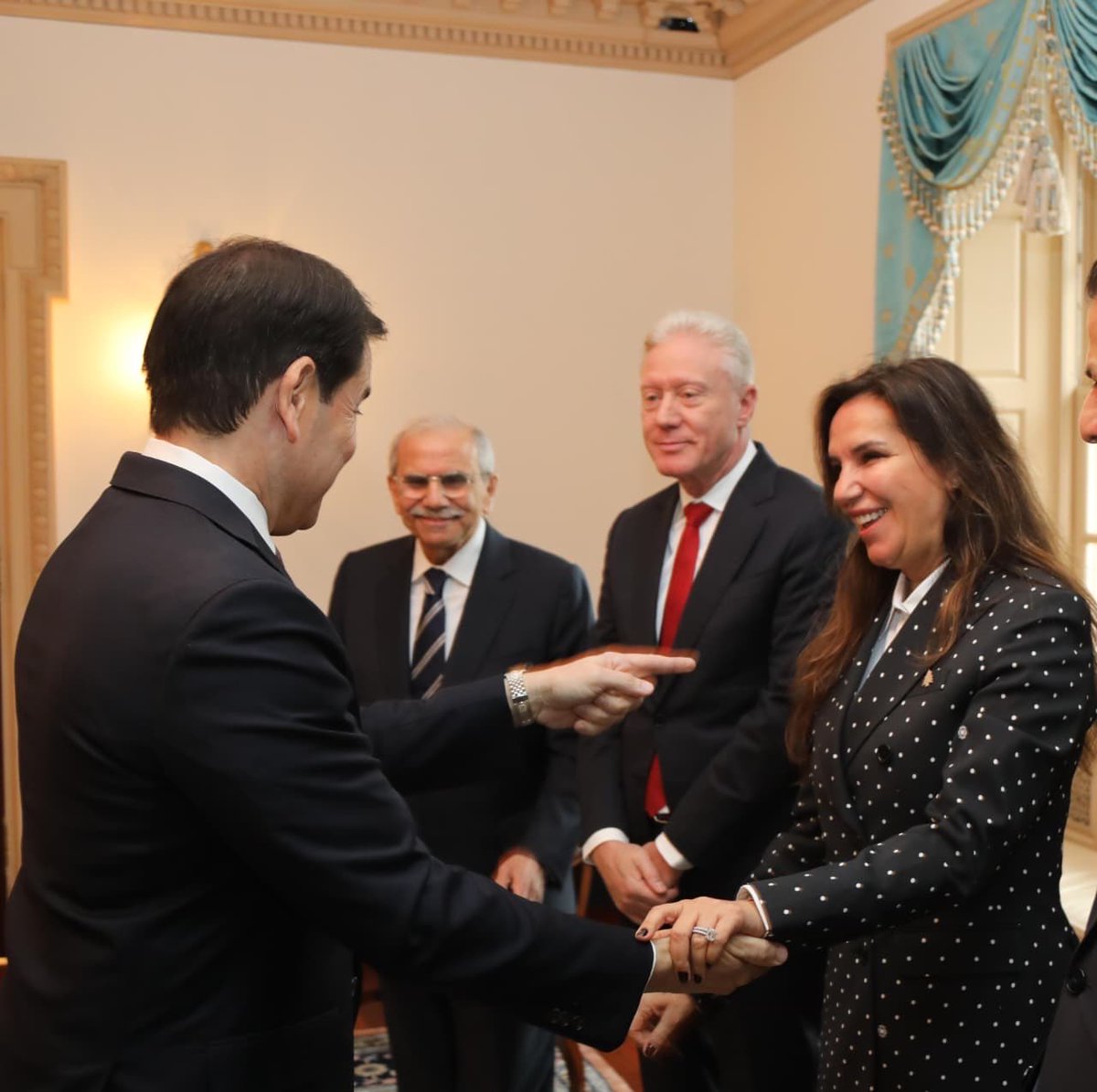 NadaHamadeh's tweet photo. Grateful to Secretary @marcorubio for his leadership, friendship, and support for Lebanon.

Mr. Secretary, your commitment to Lebanon, its sovereignty, and its people is deeply appreciated. https://t.co/gqqMNqmRrL
