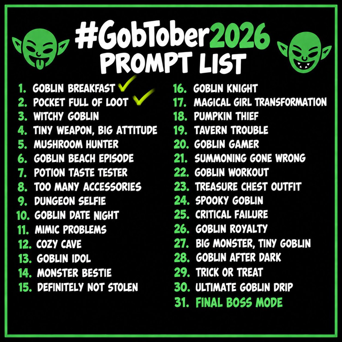 gobrielart's tweet photo. #Gobtober Day 2 https://t.co/RuOn9xLFia