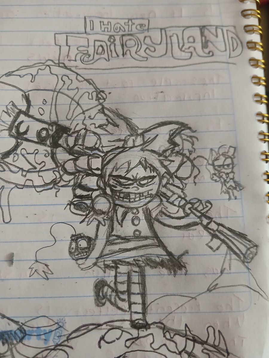 SpringMochister's tweet photo. Bueno algo es algo pero si me gusto como me quedo #drawing #ihateFairyland #fanart https://t.co/UvnQRpZqLY