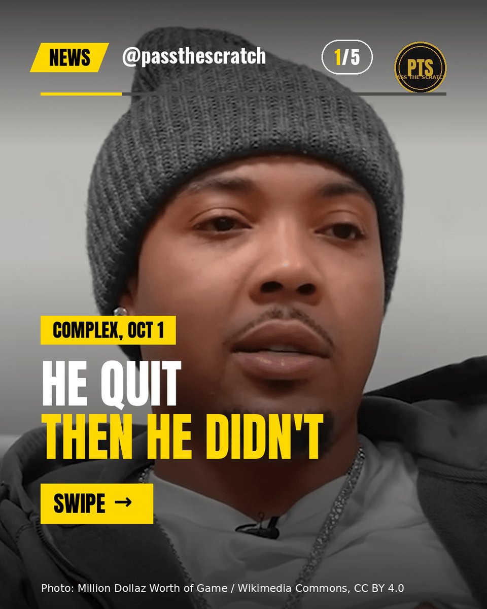 cryptonewb_e's tweet photo. G Herbo said on Instagram Live he is done with rap and not dropping more music, per Complex. A later reel was captioned "I AINT NEVER QUIT @ NOTHING!"
Walkback. Not a retirement announcement.
#GHerbo #PassTheScratch https://t.co/BEMSJR9tYm