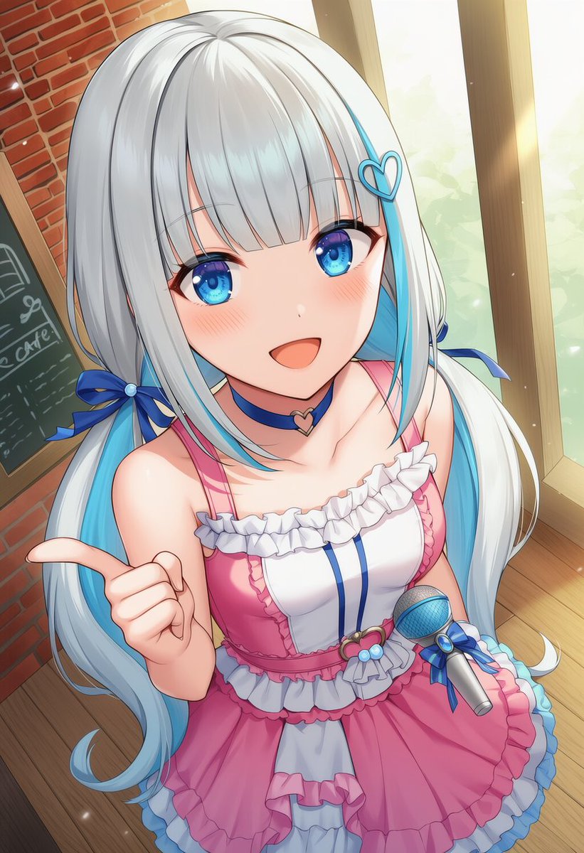 tenguu21028's tweet photo. 私服でちょっとステージ気分✨ このマイク似合うかな？ #私服 https://t.co/UhXyzkWMvO