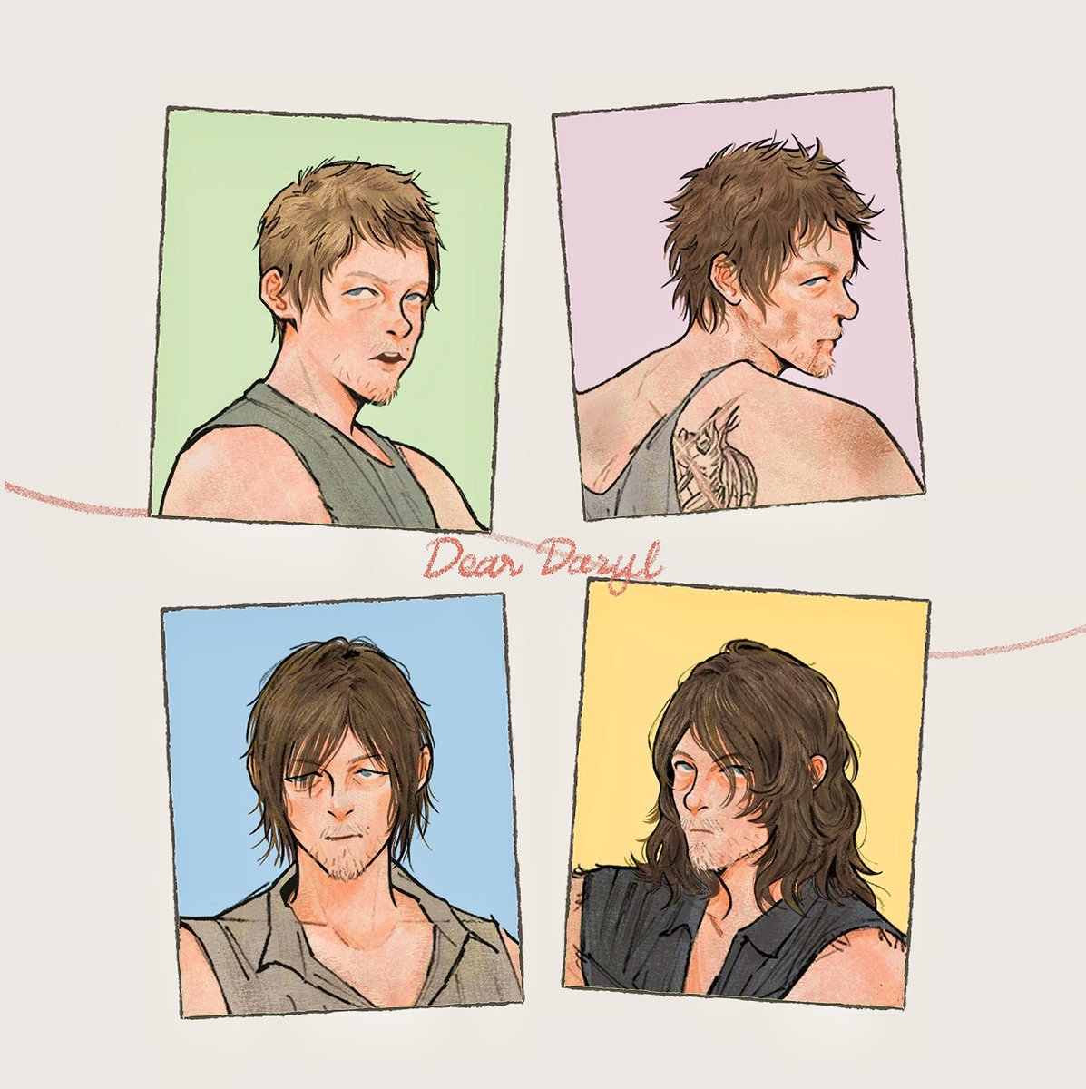 fluffyfurface's tweet photo. showed him my garbage art and he pointed at the 1st panel “I’m back to this hair now 😆” I asked if he wanted to keep it and he said yea bc “that’s my hair now” omg why is he so adorable https://t.co/WJDkhwZcME