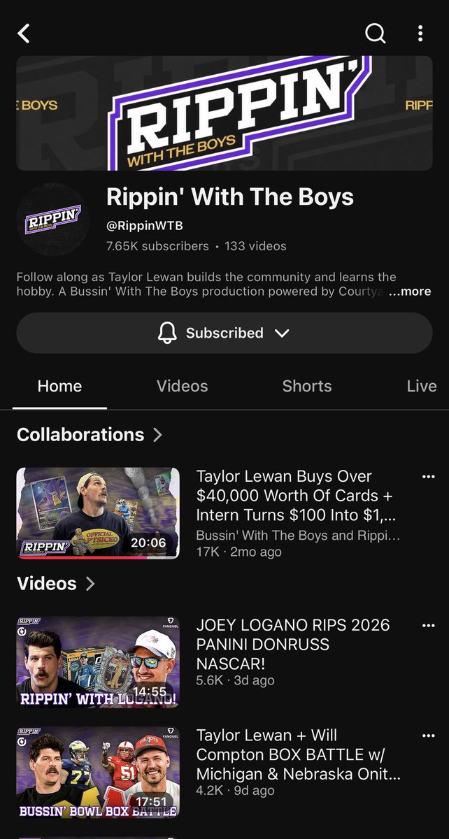 RawDogRex's tweet photo. @RippinWTB 🤝 https://t.co/que8uNnq68
