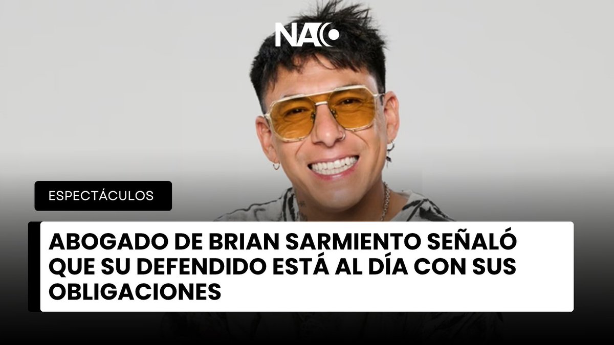 NAagencia's tweet photo. 𝐀𝐁𝐎𝐆𝐀𝐃𝐎 𝐃𝐄 𝐁𝐑𝐈𝐀𝐍 𝐒𝐀𝐑𝐌𝐈𝐄𝐍𝐓𝐎 𝐒𝐄𝐍̃𝐀𝐋𝐎́ 𝐐𝐔𝐄 𝐒𝐔 𝐃𝐄𝐅𝐄𝐍𝐃𝐈𝐃𝐎 𝐄𝐒𝐓𝐀́ 𝐀𝐋 𝐃𝐈́𝐀 𝐂𝐎𝐍 𝐒𝐔𝐒 𝐎𝐁𝐋𝐈𝐆𝐀𝐂𝐈𝐎𝐍𝐄𝐒

Buenos Aires, 3 octubre (NA)— El exfutbolista y mediático Brian Sarmiento se encuentra al día con sus obligaciones alimentarias tras haber saldado íntegramente las deudas pendientes con su expareja, Tessie, según informó de manera oficial su representación legal.

Leé más en 👉 https://t.co/CctUf1aToq