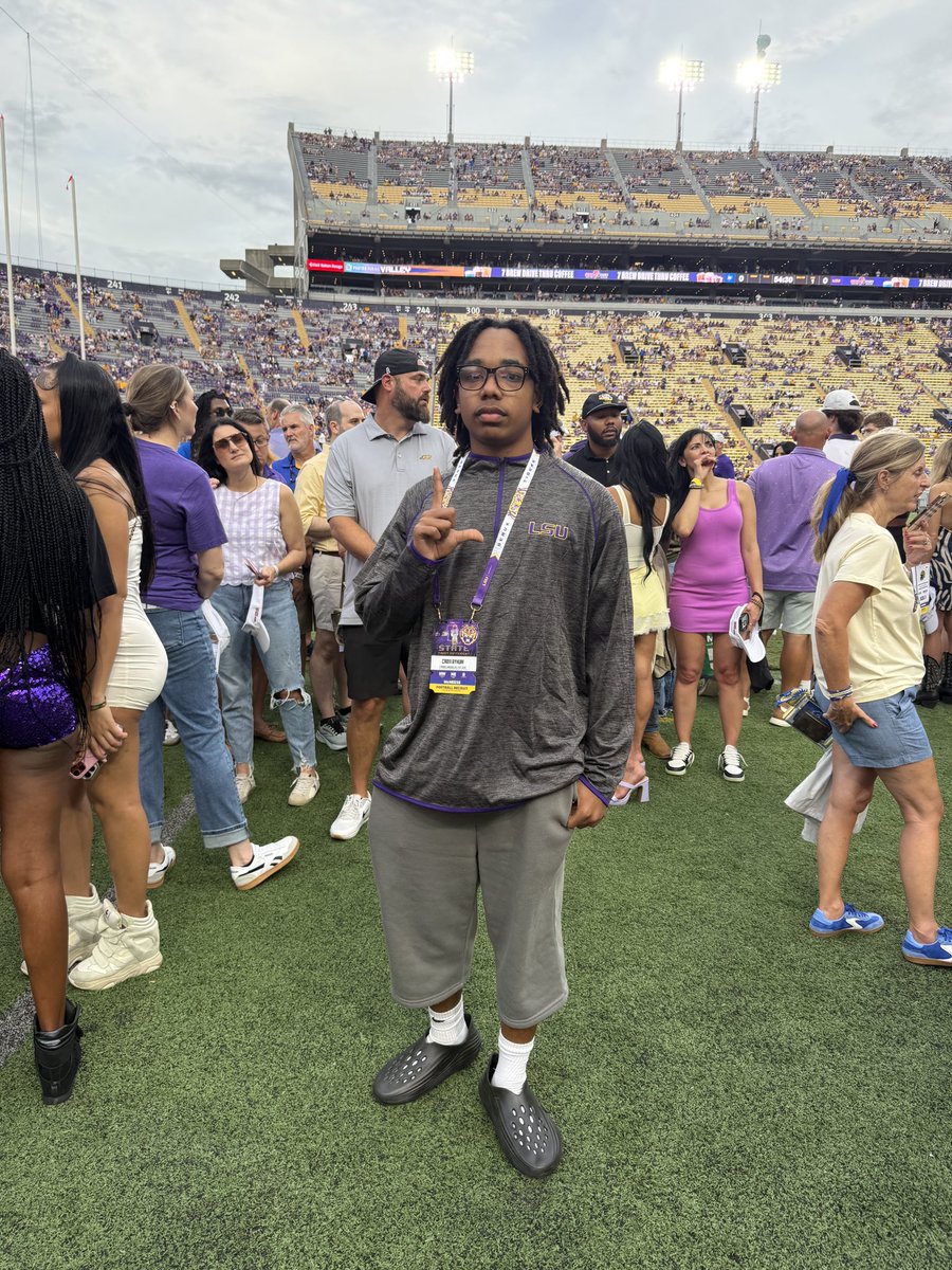 ThatBoyCroix's tweet photo. @LSUfootball#classof2031 https://t.co/SKmYGnuKx7